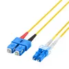 EFB Elektronik IPL-DF-LCUSCU-2-0200 Καλώδιο Patch Οπτικών Ινών Singlemode OS2 Duplex, LC/UPC σε SC/UPC, 2 m, Κίτρινο, LSZH