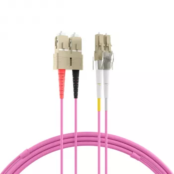 EFB Elektronik IPL-DF-LCUSCU-4-0300 Καλώδιο Patch Duplex OM4 LC/SC 3 m