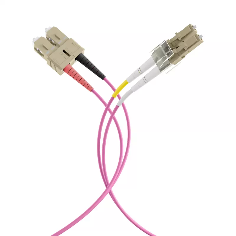 EFB Elektronik IPL-DF-LCUSCU-4-0300 Καλώδιο Patch Duplex OM4 LC/SC 3 m
