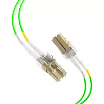 EFB Elektronik IPL-DR-LCULCU-5-1000 Καλώδιο Patch Duplex OM5 LC/UPC σε LC/UPC 10 m LSZH Πράσινο Λάιμ