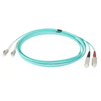 EFB Elektronik IPL-DR-LCUSCU-3-0150 Καλώδιο Patch Οπτικών Ινών Duplex OM3 LC σε SC 1,5 m Aqua