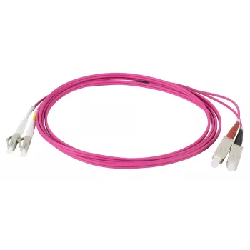 EFB Elektronik IPL-DR-LCUSCU-4-0750 Καλώδιο Patch Οπτικών Ινών, 7,5 m, OM4, LC σε SC, Duplex, LSZH