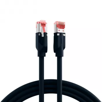 EFB-Elektronik Καλώδιο Patch RJ45 Cat.6A S/FTP LSZH Draka UC900 TM21 Μαύρο 40m
