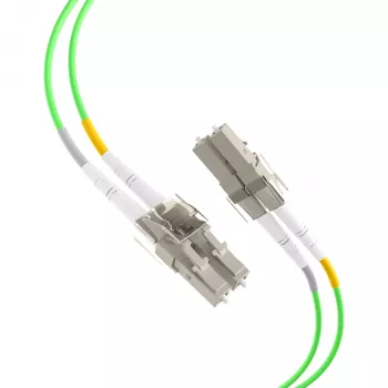 EFB Καλώδιο Patch Duplex LC-LC OM5 1,5m LSZH 2mm Πράσινο Λάιμ