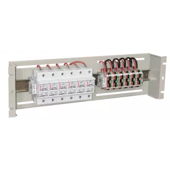 EFB-Elektronik Κουτί Διανομής Ενέργειας / Διακοπτών 19 ιντσών 3U, RAL 9005 Μαύρο
