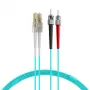 EFB Elektronik O0313.35 Καλώδιο Patch Οπτικών Ινών, OM3, 35 m, LC-ST, Duplex, LSZH, Aqua