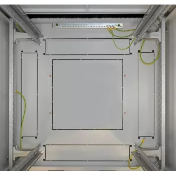 EFB PRO-3388GR.G1SV Ερμάριο Rack Δικτύου 19 ιντσών 33U 800x800mm Ανοιχτό Γκρι RAL7035