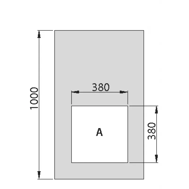 EFB PRO-MOD05A.GR Στοιχείο διέλευσης καλωδίων rack 1U με βούρτσες μαύρο
