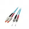 EFB Electronics Duplex Jumper SC-ST 50/125 OM3 LSZH Aqua 3,0mm 40m
