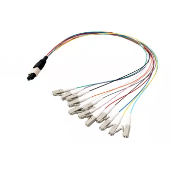 EFB Καλώδιο fanout matrix MTP-M/LC 8 ινών OS2 LSZH Κίτρινο 0,4m