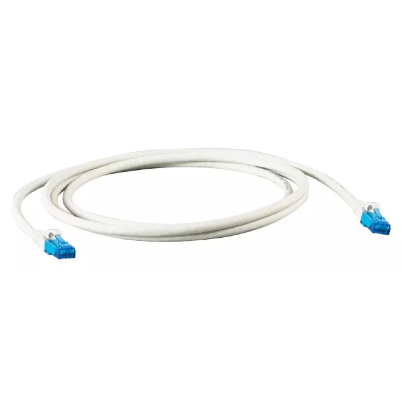 EFB Elektronik IPK-6A-U-HFR-WS-1000 Καλώδιο patch Cat6a U/UTP 10 m Λευκό