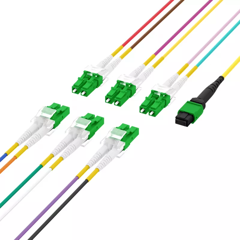 EFB Elektronik MTPF12LCAPC-2 - 2 m - OS2 - MTP - 12x LC Καλώδιο breakout οπτικών ινών