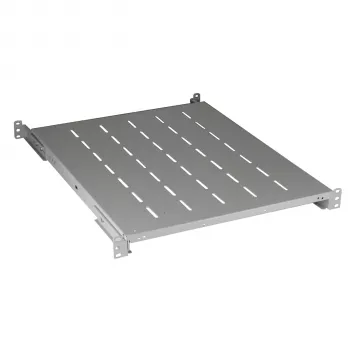 EFB Elektronik 19 inch 1U σταθερό ράφι, βάθος 550..650 mm, 120 kg, βάθος ντουλαπιού 800 mm, RAL7035
