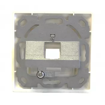 EFB Elektronik Σετ πλαισίου 1 θύρας για μονάδες Keystone, DIN 49075, λευκό (RAL 9010)