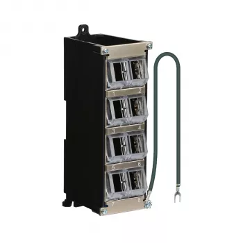 EFB Elektronik Κουτί διανομής Keystone 8 θυρών για ράγα DIN και επιτοίχια τοποθέτηση, πλαστικό, ανοιχτό γκρι