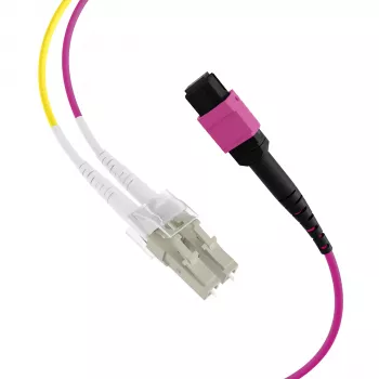 EFB ELEKTRONIK MPO-PLUS(F)-LC Trunk Cable OM4 8 ίνες Τύπος B LSZH βιολετί ερείκης 5m
