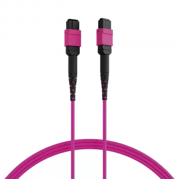 EFB ELEKTRONIK MPO-PLUS(F)-MPO-PLUS(F) Patchkabel OM4 12 ίνες Τύπος B LSZH Heather Violet 3m