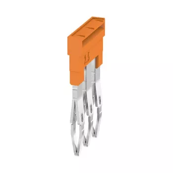 Weidmüller ZQV 2.5N 3 σύνδεσμος διασύνδεσης, σειρά A, 2,5 mm², 3-πολικός, πορτοκαλί
