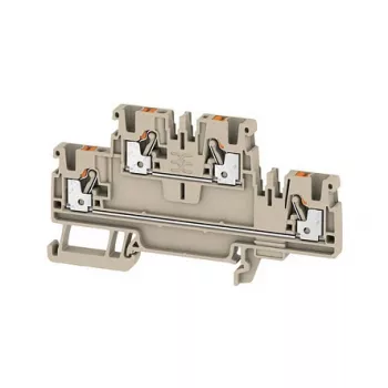 Weidmüller κλέμα διέλευσης A2T 2.5, 2,5 mm², μπεζ, PUSH IN