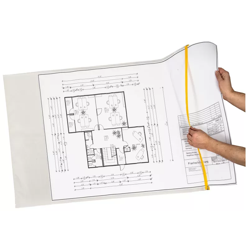 Eichner 5 θήκες προστασίας σχεδίων A0 διαφανείς