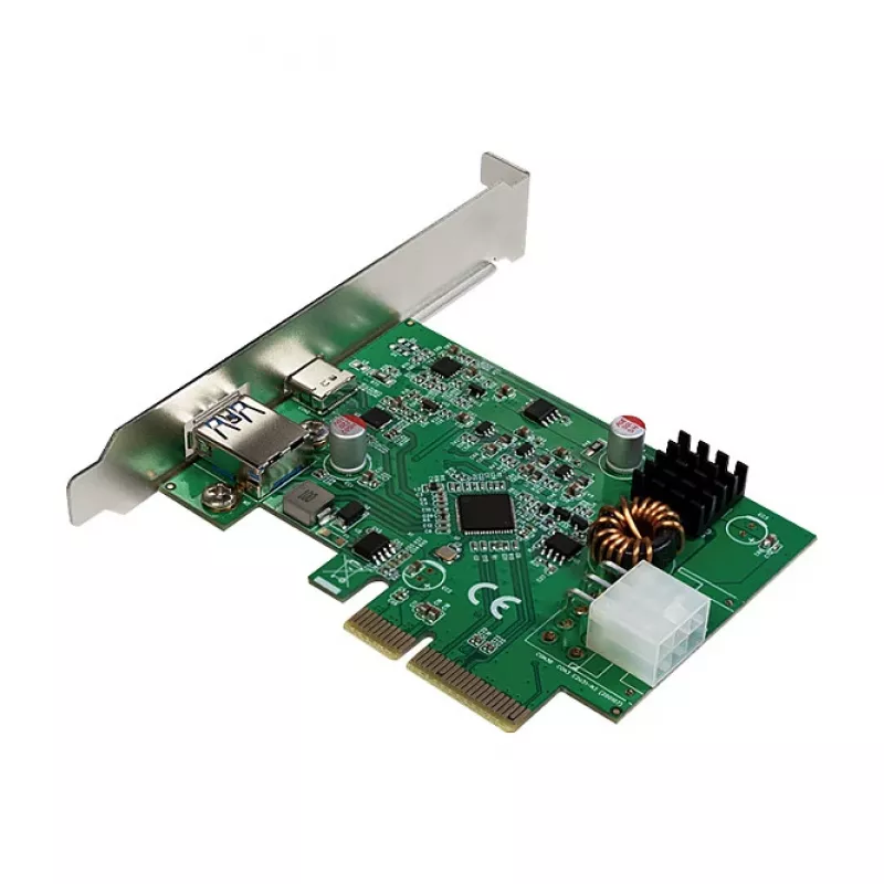 LogiLink Κάρτα PCI Express USB 3.2, 5 Gbps, 2 εξωτερικές + 3 εσωτερικές θύρες USB-A