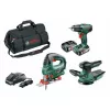 BOSCH PSR 1800 Li-2 + PST 18 Li + AdvancedOrbit 18 Σετ εργαλείων μπαταρίας 18 V, 2 μπαταρίες (06039A310W)