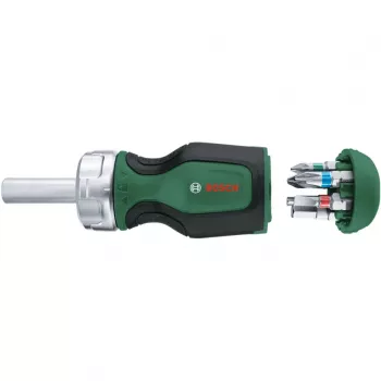 Bosch 1600A032UY Κατσαβίδι καστάνιας με 12 Bits (25 mm) χάλυβας S2, εξάγωνο 1/4 ίντσες, εργονομική λαβή