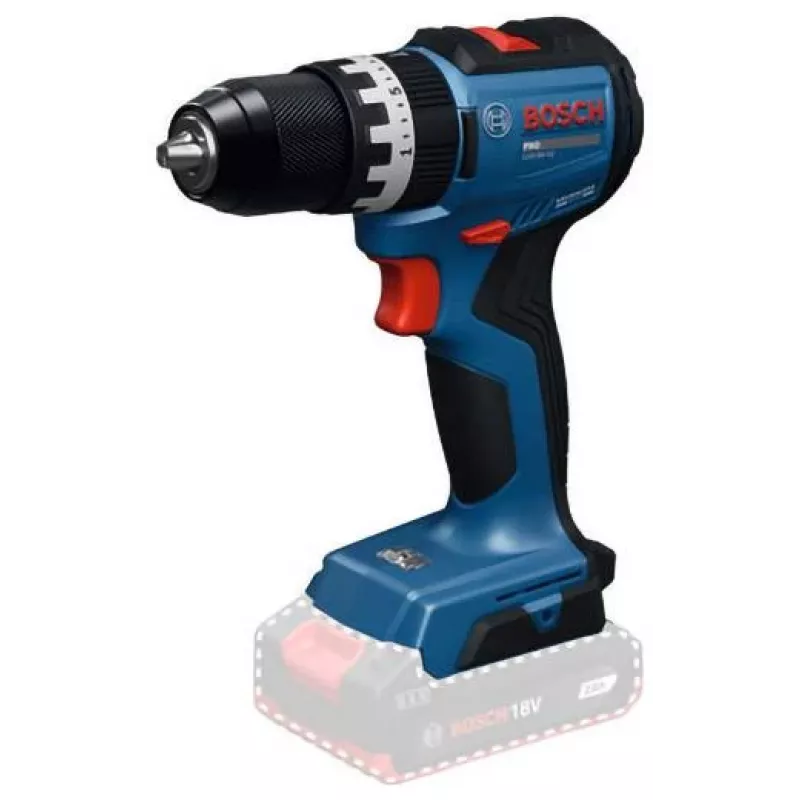 BOSCH Professional GSB 18V-52 Κρουστικό δραπανοκατσάβιδο μπαταρίας (συσκευασία χαρτοκιβωτίου)