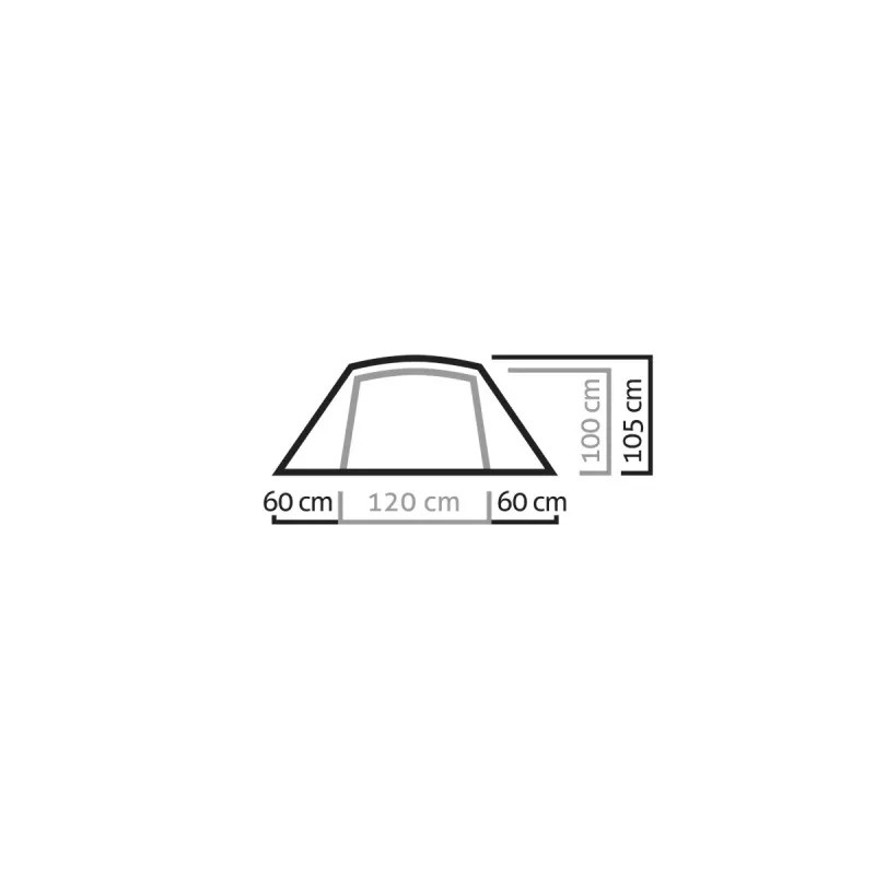 Salewa Denali II 2 ατόμων Θολωτή σκηνή - Cactus/Grey