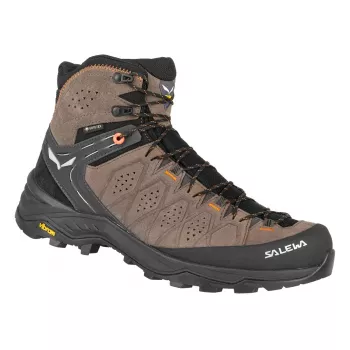SALEWA Alp Trainer 2 Mid GTX Παπούτσια Πεζοπορίας - Walnut/Fluo Orange - UK 9.5 (EU 44)