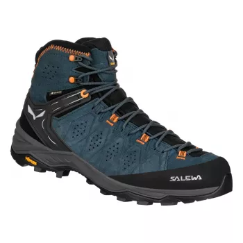 SALEWA Alp Trainer 2 Mid GTX Ορειβατικά Μποτάκια - Dark Denim / Fluo Orange - UK 9 (EU 43)
