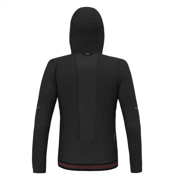 Salewa Pedroc PL Αντιανεμικό Μπουφάν με Κουκούλα - Black Out - Μέγεθος S