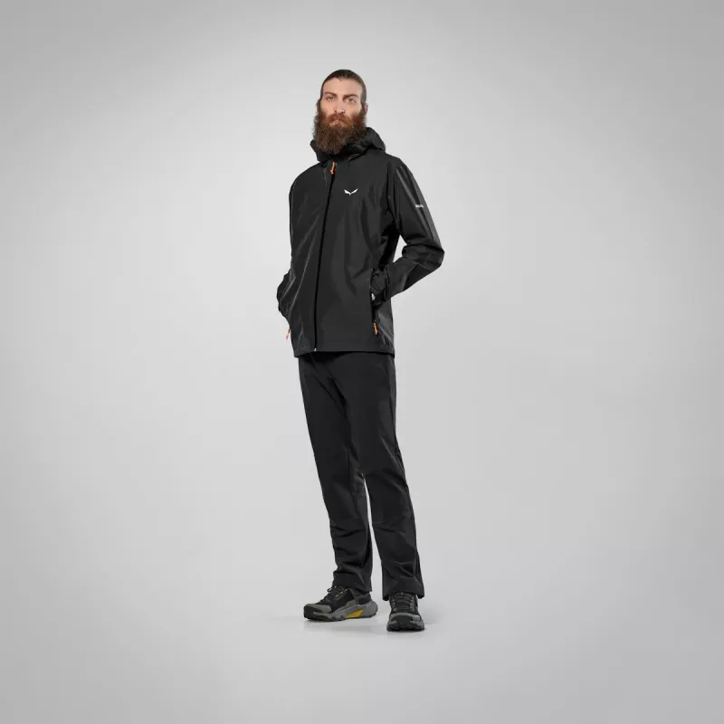 SALEWA μπουφάν puez aqua 4 ptx 2.5l-black out-48 (m)