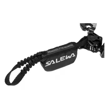 SALEWA Ergo Lanyard zip-black ανασυρόμενο lanyard