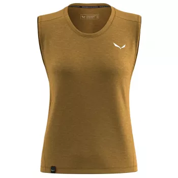 Salewa Eagle Minilogo Am αμάνικο - Golden Brown - Μέγεθος M