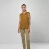 Salewa Eagle Minilogo Am αμάνικο - Golden Brown - Μέγεθος M