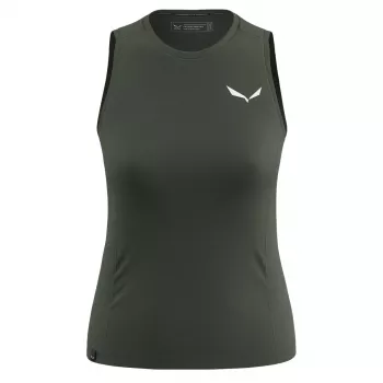 Γυναικείο αμάνικο Salewa Puez Dry Tanktop - M, Dark Olive
