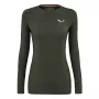 Γυναικείο θερμικό μπλουζάκι Salewa Cristallo - Dark Olive