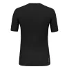 Salewa Cristallo Warm Merino Wool μπλουζάκι - Black Out, μέγεθος S
