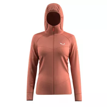 Salewa Agner Polarlite Hooded Jacket - Etruscan Red, μέγεθος M