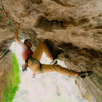 Salewa Agner Hemp Ripstop γυναικείο παντελόνι - Quicksand - μέγεθος M
