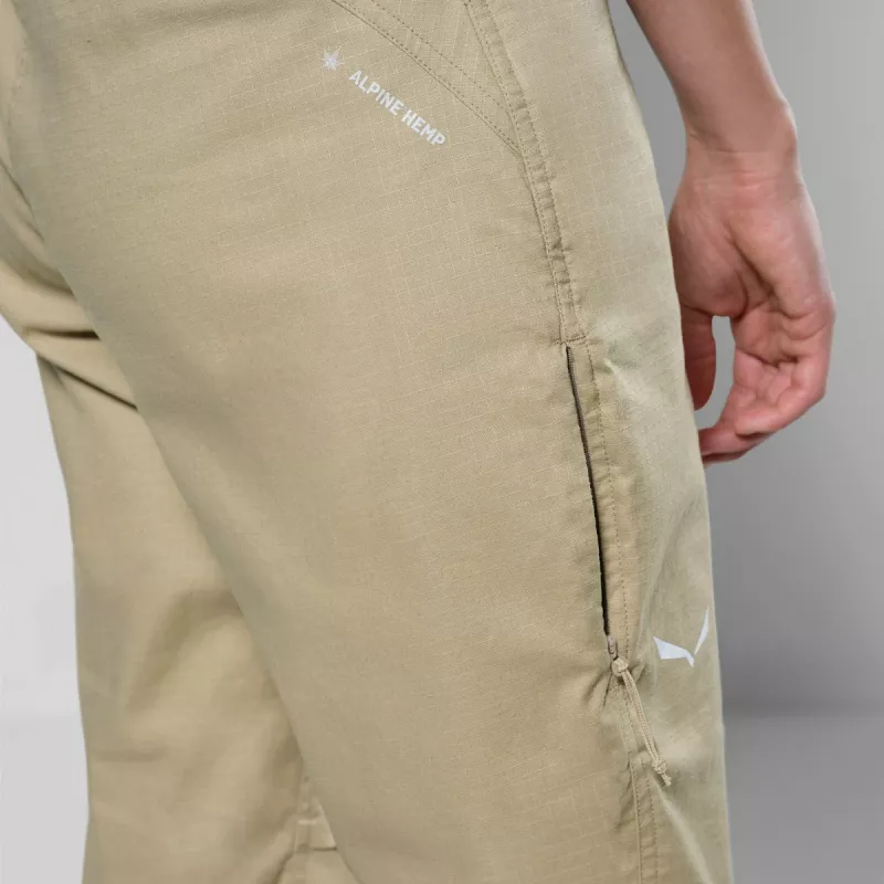 Salewa Agner Hemp Ripstop γυναικείο παντελόνι - Quicksand - μέγεθος M