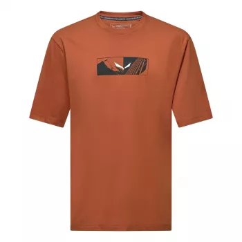 Salewa Eagle Hybrid Loose μπλουζάκι - Coffee Brown, μέγεθος L