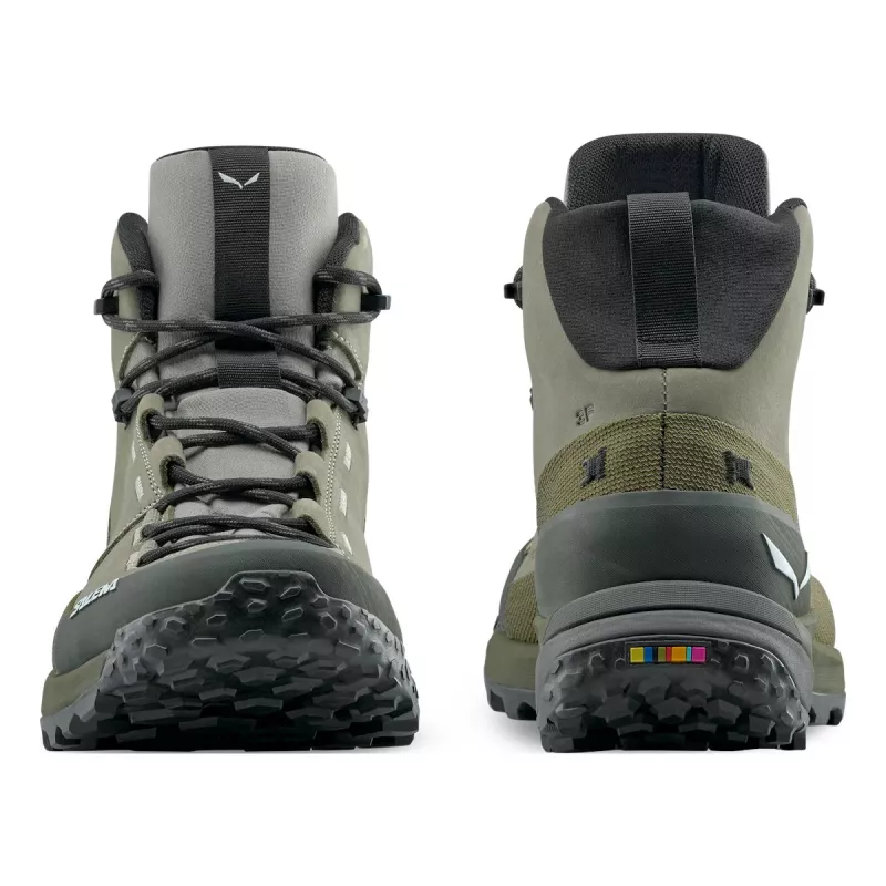 SALEWA Puez Leather Mid PTX μπότες πεζοπορίας Shadow UK 7