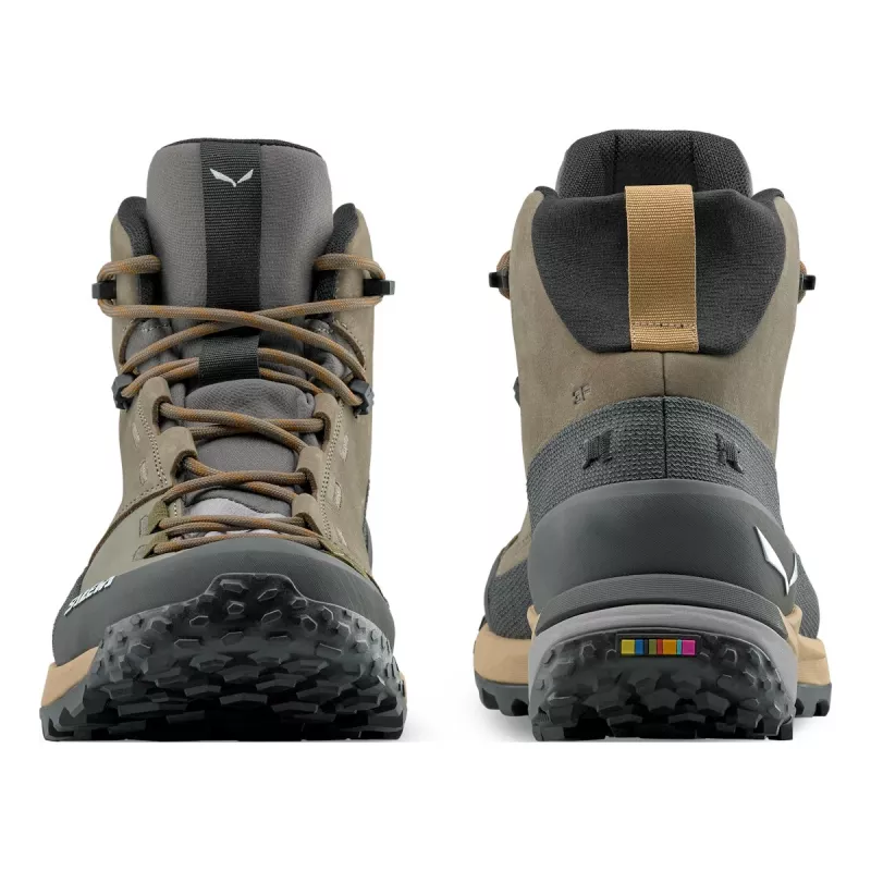 SALEWA Puez Leather Mid μπότες PT Bungee Cord-Onyx UK 8