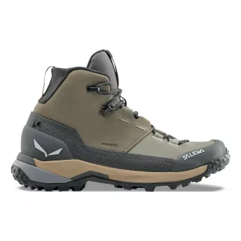 SALEWA παπούτσια Puez Leather Mid PTX Bungee Cord-Onyx UK 5.5