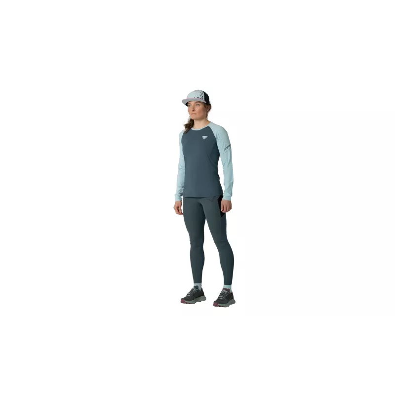 SALEWA Women's Dynafit Alpine Pro L/S Tee - Cloud Blue, Μέγεθος XS