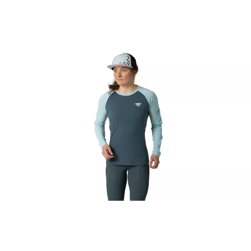 SALEWA Women's Dynafit Alpine Pro L/S Tee - Cloud Blue, Μέγεθος L