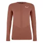 Salewa Zebru Medium Warm AMR L/S Tee γυναικείο - Etruscan Red, μέγεθος M