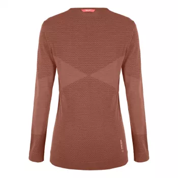 Salewa Zebru Medium Warm AMR L/S Tee γυναικείο Baselayer τοπ - Etruscan Red, μέγεθος L